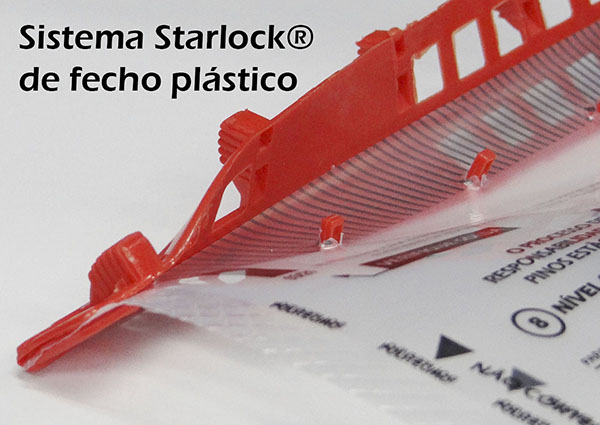 Envelopes de seguran&ccedil;a starlock sistema de fecho pl&aacute;stico